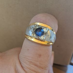 18k HTG Men's Ring size